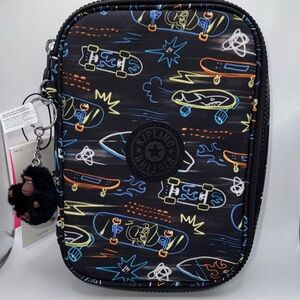 Kipling 100 Pens Case Neon Skate